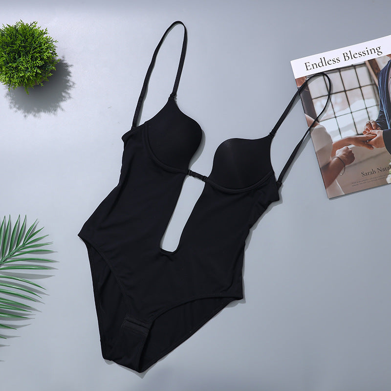 Jumpsuit Bra Underwear Beautiful Back Belly Contracting