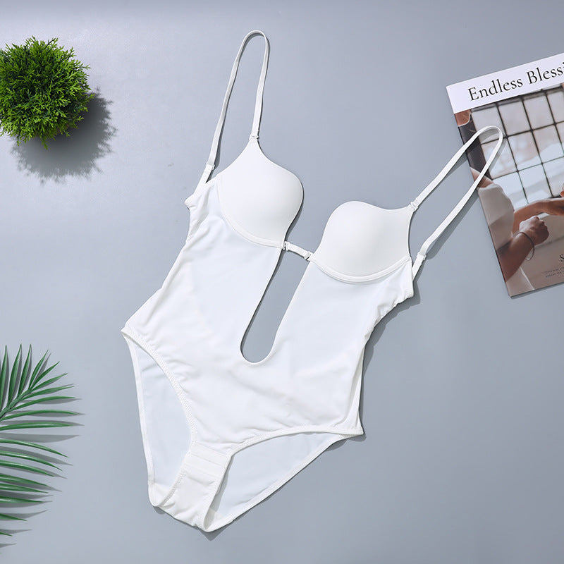 Jumpsuit Bra Underwear Beautiful Back Belly Contracting